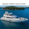 Hawse Pipe Silver 316 Stainless Steel Stainles Steeel Fair Resistance Boats Yachts Parts For Synthetic Winch Rope