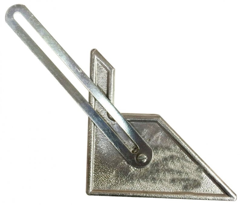 St093 Number 1 And 2 Angle Gauge Slide Brushed Finish Classic Style Masonry Tool Model 41624