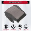 Driver Seat Cover For 2009 2010 2011 2012 Dodge Ram 1500 2500 3500 4500 5500 Slt Dark Gray Cloth Replacement Cushion Power And