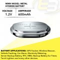 1 2v 600mah Battery For Flashlight Lamp In 2007-2018 Jeep Compass Patriot 2011-2018 Grand Cherokee Replaces 5183454aa