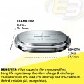 1 2v 600mah Battery For Flashlight Lamp In 2007-2018 Jeep Compass Patriot 2011-2018 Grand Cherokee Replaces 5183454aa