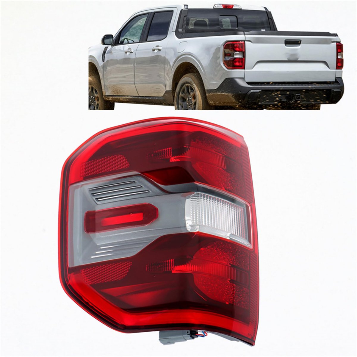 Driver Side Tail Light Assembly Replacement For Maverick Lariat 2022-2024 Left Rear Pz6z13405b