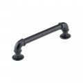 Rok 10 Pack Hardware Matte Black Industrial Pipe Style 5-1 32 128mm Center 6 Inch Length Kitchen For Cabinets Farmhouse Pull 