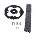 Fits Honda Trx450r 450 R O Ring Chain And Sprocket Black 14 38 94l