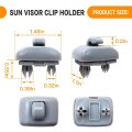 4pcs Inner Sun Visor Clips Upgraded Car Holder Hook For Audi A1 A3 A4 A5 A6 A7 Sportback A8 Quattro Q2 Q3 Q4 Q5 Q7 Q8 R8 Rs3