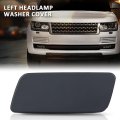 Left Side Headlight Washer Cover Powerwash Cap For Range Rover 2013 2017 Black Abs Plastic Nozzle Part Number 02hlp4154abkl