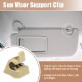 Uxcell 2pcs Sun Visor Support Clip Retainer For Mercedes-benz W201 190 Class 1982-1993 No A12681000128412 Holder Bracket Hanger