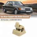 Uxcell 2pcs Sun Visor Support Clip Retainer For Mercedes-benz W201 190 Class 1982-1993 No A12681000128412 Holder Bracket Hanger