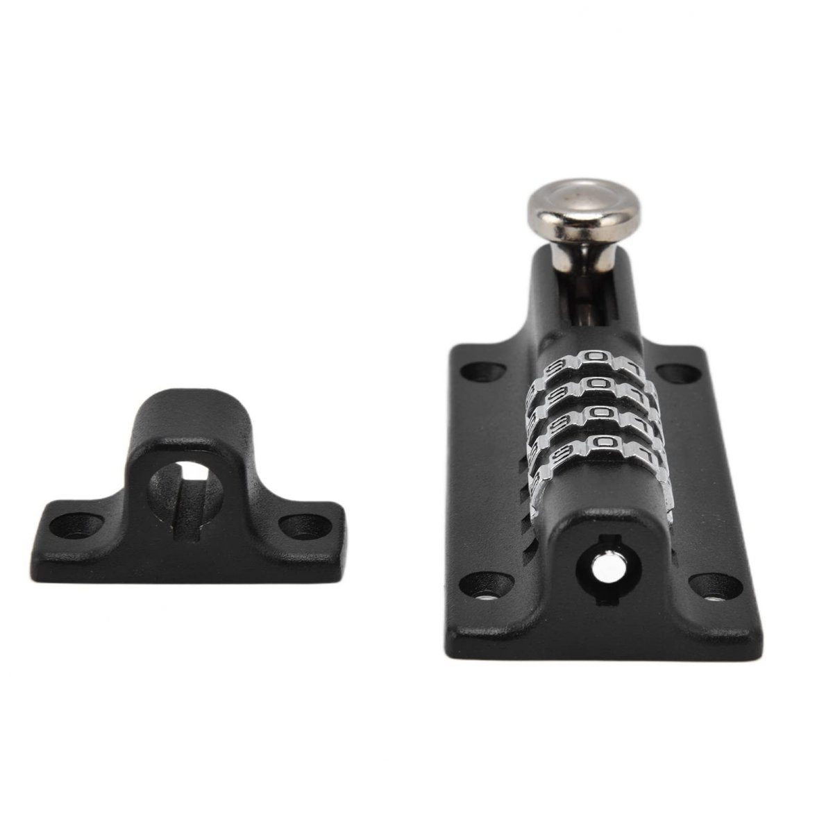Combination Locking S Password Rt Resistant Coating 4 Digit For Pool Gate Fence Farm Family Black Latch Lock