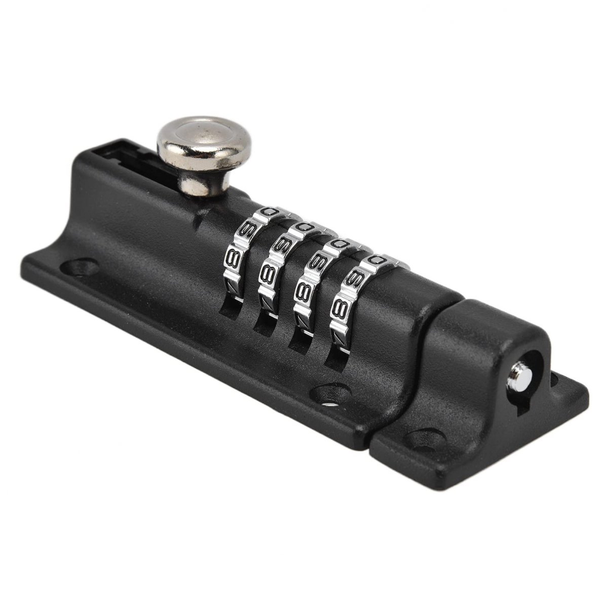 Combination Locking S Password Rt Resistant Coating 4 Digit For Pool Gate Fence Farm Family Black Latch Lock