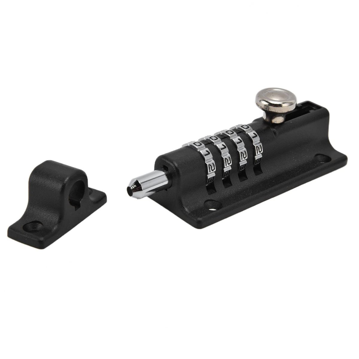 Combination Locking S Password Rt Resistant Coating 4 Digit For Pool Gate Fence Farm Family Black Latch Lock
