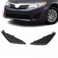 G-plus Front Fog Bumper Hole Cover Lh Rh Kit Pair Compati With 2012-2014 Toyota Camry Xle Le L Hybrid Le 5212706260 5212806260