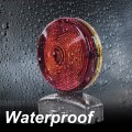 G-puls Universal 12v Magnetic Trailer Lights Tails Turn Signal Light Kittowing Light Red Amber Tow 20 55lb Magnetic Strengt