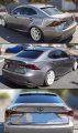 Real Carbon Fiber M Style Rear Window Roof Spoiler Wing Compatible For 2014-2020 Lexus Is200t Is250 Is300 Is350