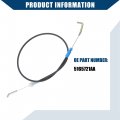 Hihaha 5165721aa Left Front Door Inside Handle Cable For Ram 1500 2011-2018 2500 2011-2023 Latch Release Durable Metal 1 Pc