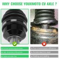 Front Right Cv Axle For Honda Foreman 500 2014-2018 Tr 4x4 Auto Eps Rubicon 500 2015 2016 2017 2018 4340 Chromoly Steel Axles