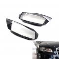 Arotom Pair Fit For Audi A4 B8 2009-2012 Left And Right Kit Front Headlight Lens Cover