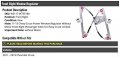 Front Right Passenger Side Window Regulator For 2011-2015 Chevy Cruze