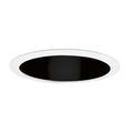 Juno Lighting 17b-wh 4-inch Recessed Trim Black Alzak With White 