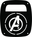 Jeeptails Avengers Tail Lamp Light Covers For Jeep Cj Or Yj And Tj Wranglers Black Set Of 2 