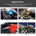 Gift2u 10an Swivel Hose End 90 Degree Fuel Pipe Fitting For Braided Line Aluminum Black