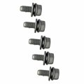 Bolt For Chevy S10 Blazer 1990 To 1994 Steel Zinc Finish 13 Head Tool Size Heat Hardened With Attached Washer 