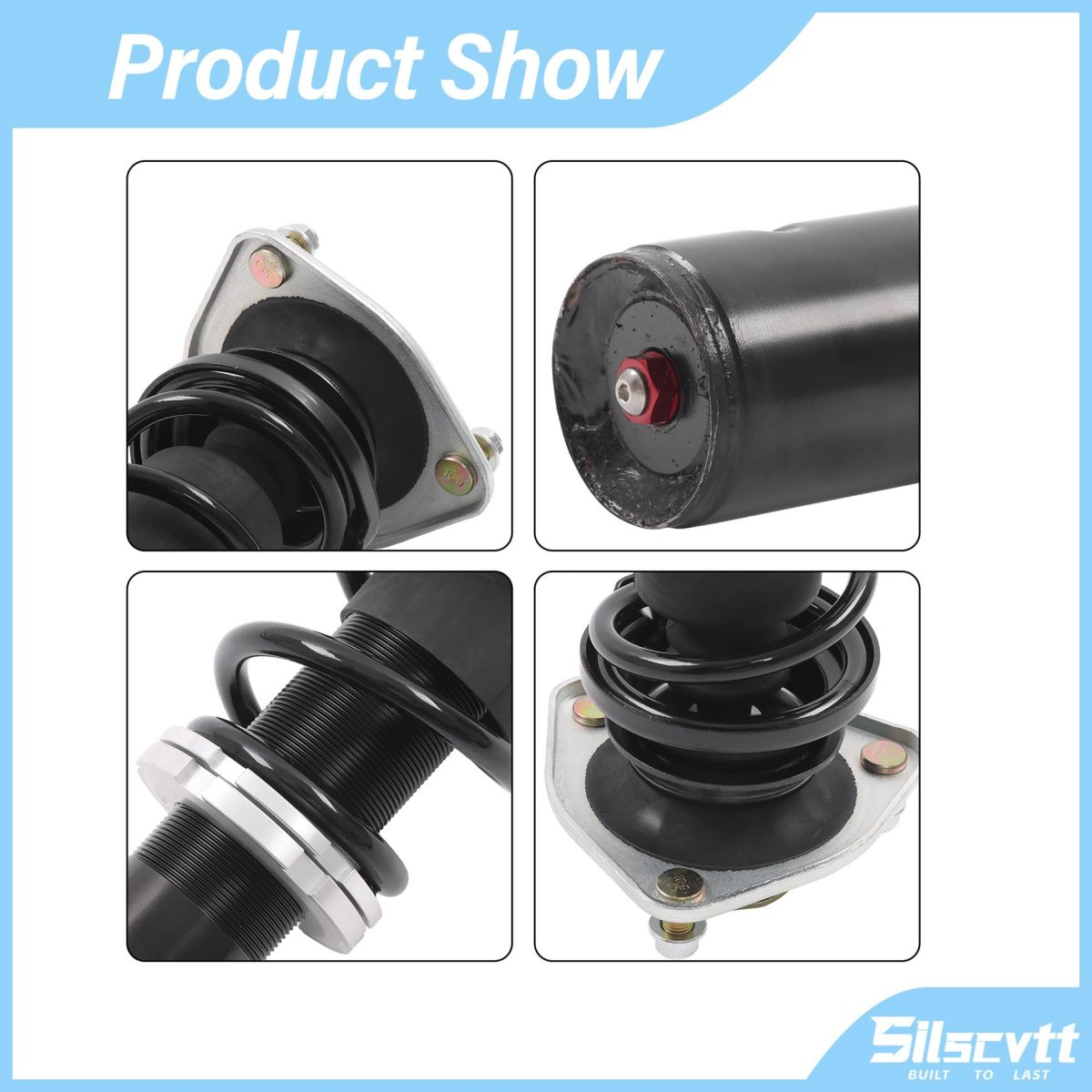 Front Monotube Shock Absorber Replacement For Kubota Rtv900 Rtv1140 Part Number K7561 99180 Stainless Steel Position