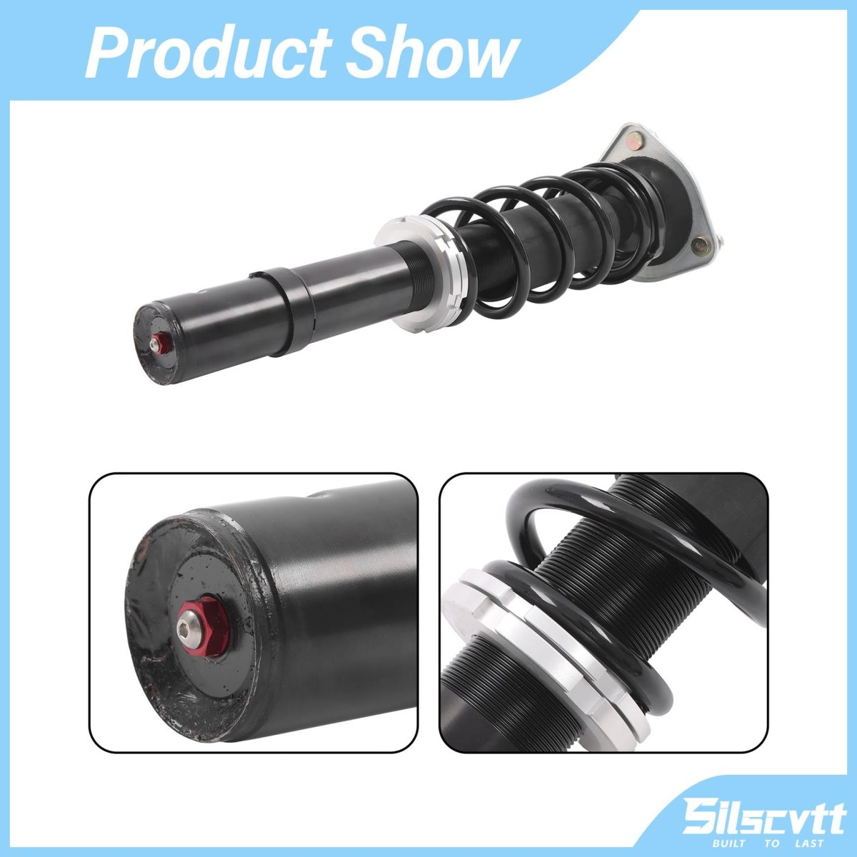 Front Monotube Shock Absorber Replacement For Kubota Rtv900 Rtv1140 Part Number K7561 99180 Stainless Steel Position