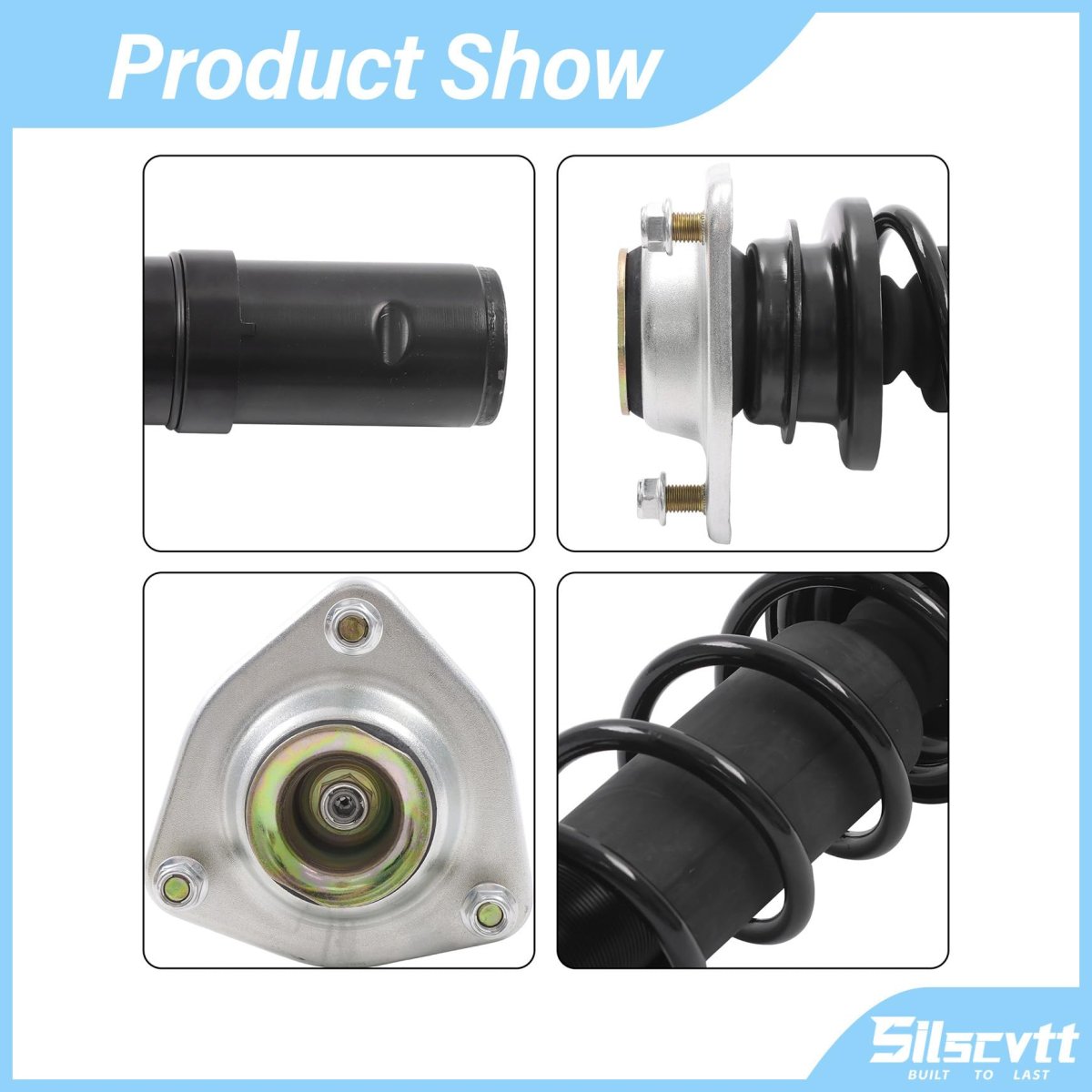 Front Monotube Shock Absorber Replacement For Kubota Rtv900 Rtv1140 Part Number K7561 99180 Stainless Steel Position