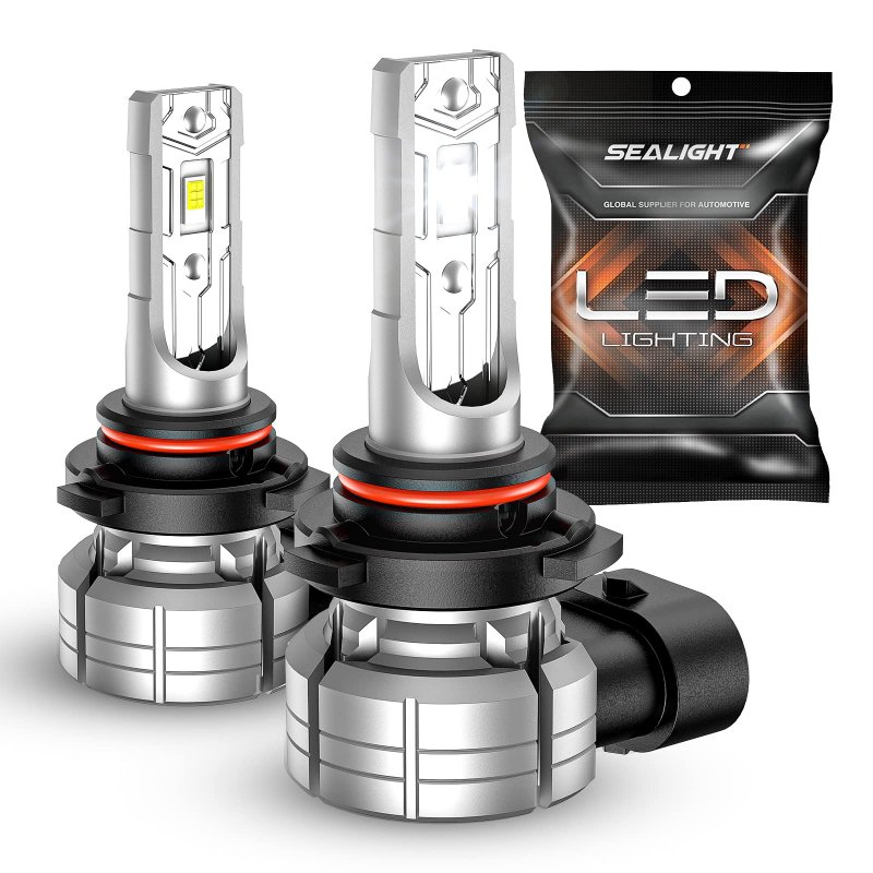 Sealight 9006 Hb4 Led Fog Light Bulbs Or Drl 10000lm 350 Brightness 6500k Cool White 24w 5530 Csp Chips Front Lamps For Car