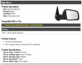 Right Passenger Side Power Mirror Chrome Folding With Heated Glass And Turn Signal Compatible 2014 2018 Toyota Sequoia
