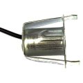 Brake Light Socket Metal 10 5 In Overall Length Pressure Contact Female Terminal With Wire Pigtail Alx-pau-mm-85804-cl360a50 