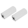 2pcs Unc 5 16 -18 Coupling Nuts 35mm Length 304 Stainless Steel Hex Rod Coupler Nut Fully Threaded Studding Connector Fasteners 