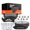 A-premium Front And Rear Ceramic Disc Brake Pads Set Compatible With Select Ford Lincoln Mercury Models Crown Victoria Town Car