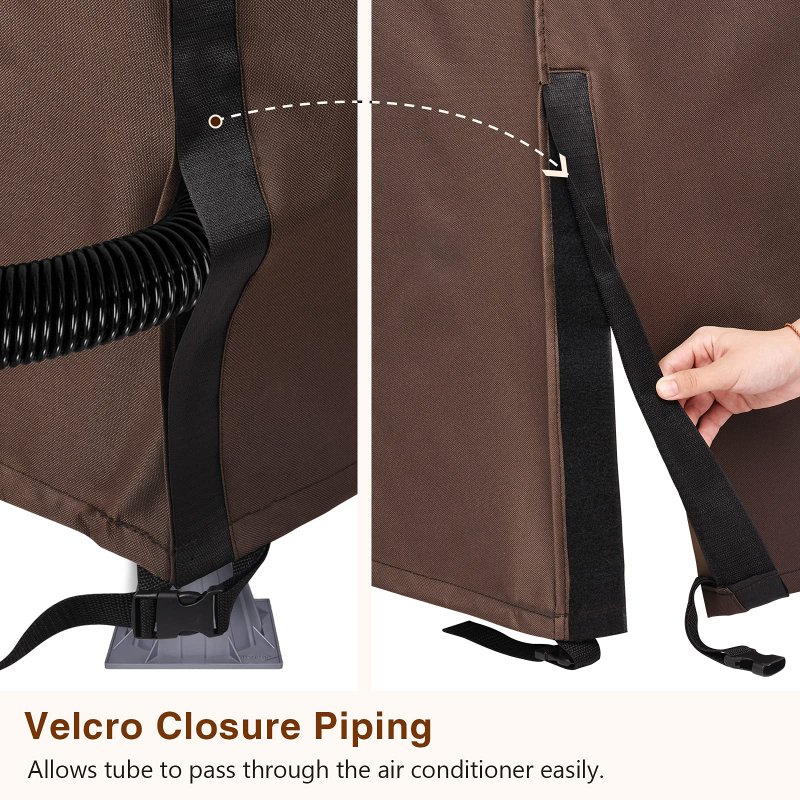 Brivic Air Conditioner Covers For Outside Unit Winter Ac Outdoor Fits Up To 26 X 32 Inches
