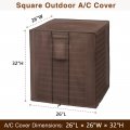 Brivic Air Conditioner Covers For Outside Unit Winter Ac Outdoor Fits Up To 26 X 32 Inches
