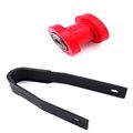 Tc-motor Red 8mm Chain Roller Pulley Tensioner Black Slider Rear Swingarm Guard Guide For Pit Dirt Motor Trail Bike Motorcycle 