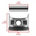 Caltric Cast Aluminium Cylinder Piston Kawasaki Compatible With 13001-1430 13001-1286 13008-1111