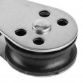 Anchor Trolley Kit 2pcs Stainless Steel Pulleys Blocks Marine Hardware Boat Accessories For Kayak Canoe