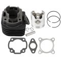 Cylinder Piston Assembly Gasket For 1991-2001 Yamaha Jog 50 1e40qmb 