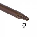 Uxcell T7 Anti Tamper Proof Torx Star Key Bit Wrench L-shape 3 35-inch Long Arm S2 Steel 2 Pcs