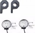 Httmt Mt299-010 371-26 X2-1 Set 1 5 2 Adjustable Light Bar Mount W Round 27w Spot Beam Led For Truck Car 