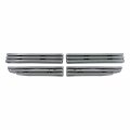 Bully Gi-58 Triple Chrome Plated Abs Snap-in Imposter Grille Overlay 4 Piece 