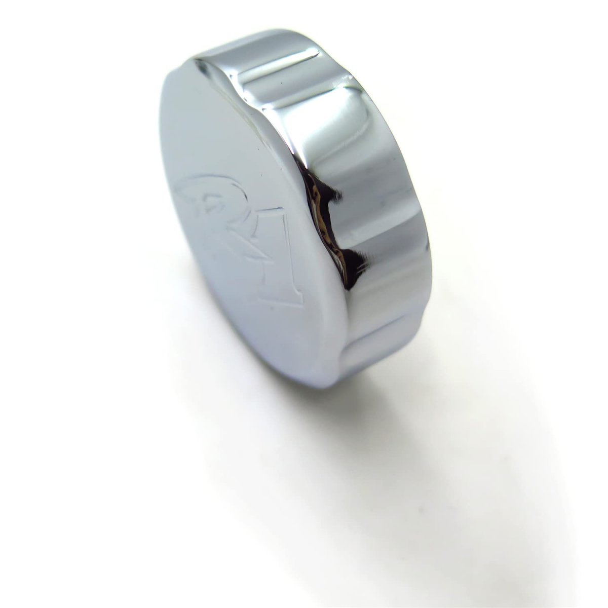 Httmt Mt249-036- Motorcycle Chrome Brake Fluid Reservoir Cap Cover R1 Engraved For 1998-2012 Yzf R1