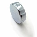 Httmt Mt249-036- Motorcycle Chrome Brake Fluid Reservoir Cap Cover R1 Engraved For 1998-2012 Yzf R1