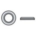 Seachoice Mp31436sc 10 Stainless Steel Finishing Washers Pieces 