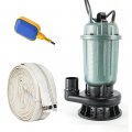 Sump Pump 1hp 4000gph Submersible Clean Dirty Water With Automatic Float Switch And 66ft Hose Submersible Sewage Utility For 
