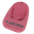 Semt-motorcycle Red Kickstand Plate Pad Compatible With Ducati Bike