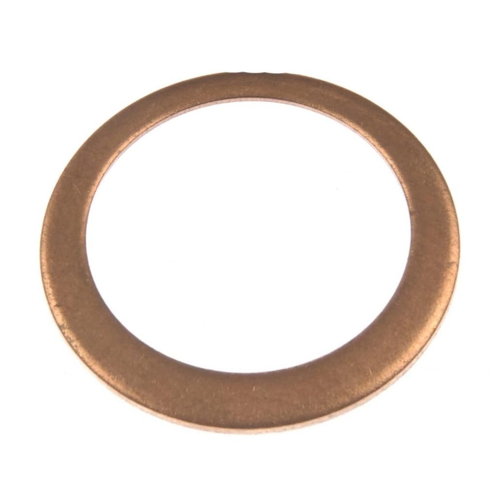 Oil Drain Plug Gaskets For Porsche 911 2001 To 2013 Copper Material 2 Pieces 0 945 In Outside Diameter 1 02 Mm Thickness