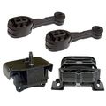 K0260 Fits 1992-2002 Saturn Sc Sl Sw Series 1 9l Engine Motor Trans Mount Set 4 Pcs A2827 A2825 A2826 